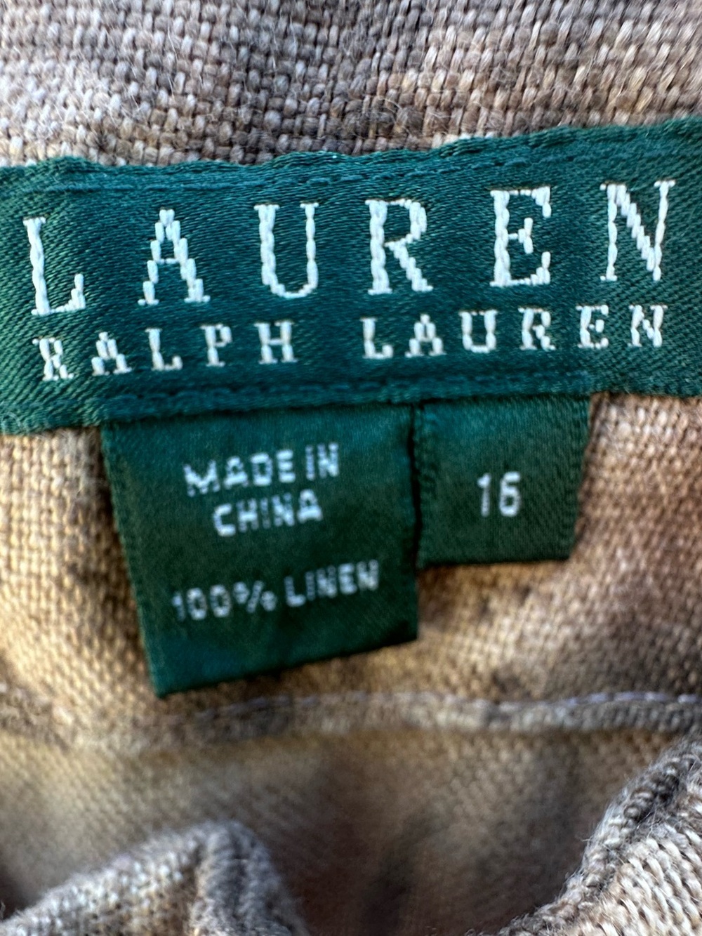 Ralph Lauren Skirt 100% Linen MIDI Heirloom Vintage-Inspired Heritage Prairie - Picture 3 of 14